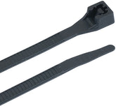 GB 46-308UVBMN Cable Tie, Double-Lock Locking, 6/6 Nylon, Black